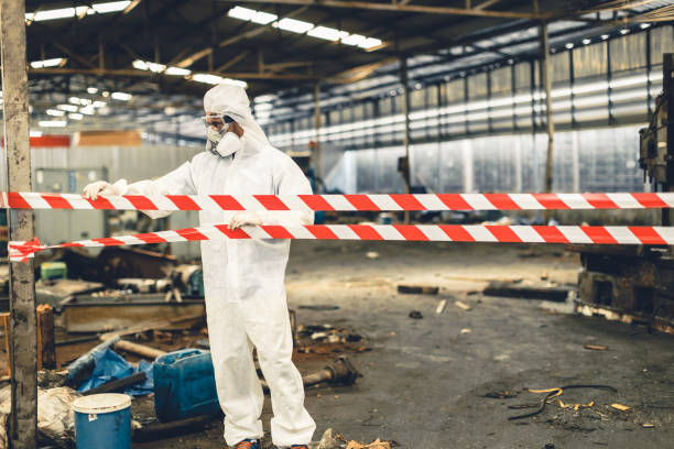 Professional Drug Lab Cleanup technician working in Paramus, NJ